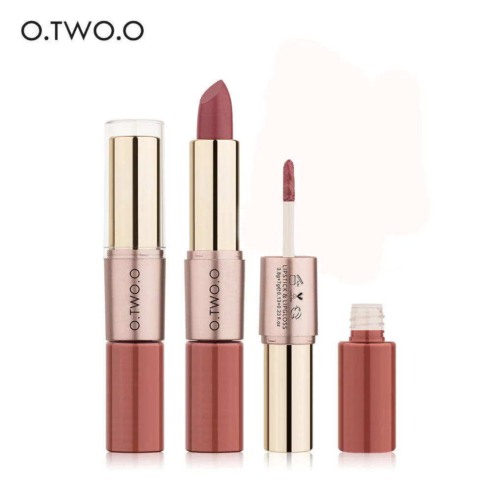 O.TWO.O Lip Cosmetics Matte Lipstick Makeup Velvet Matte Lipstick And Matte Lipgloss 2 in 1 Lip Makeup
O.TWO.O Lip Cosmetics Matte Lipstick Makeup Velvet Matte Lipstick And Matte Lipgloss 2 in 1 Lip Makeup