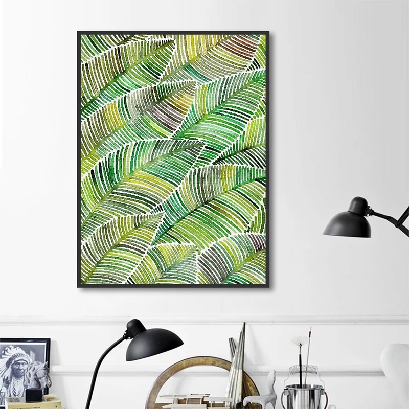 Nordic Decoration Home Art Posters and Prints Leaf Green Plants Canvas Painting Art Wall Pictures for Living Room No Frame
Nordic Decoration Home Art Posters and Prints Leaf Green Plants Canvas Painting Art Wall Pictures for Living Room No Frame