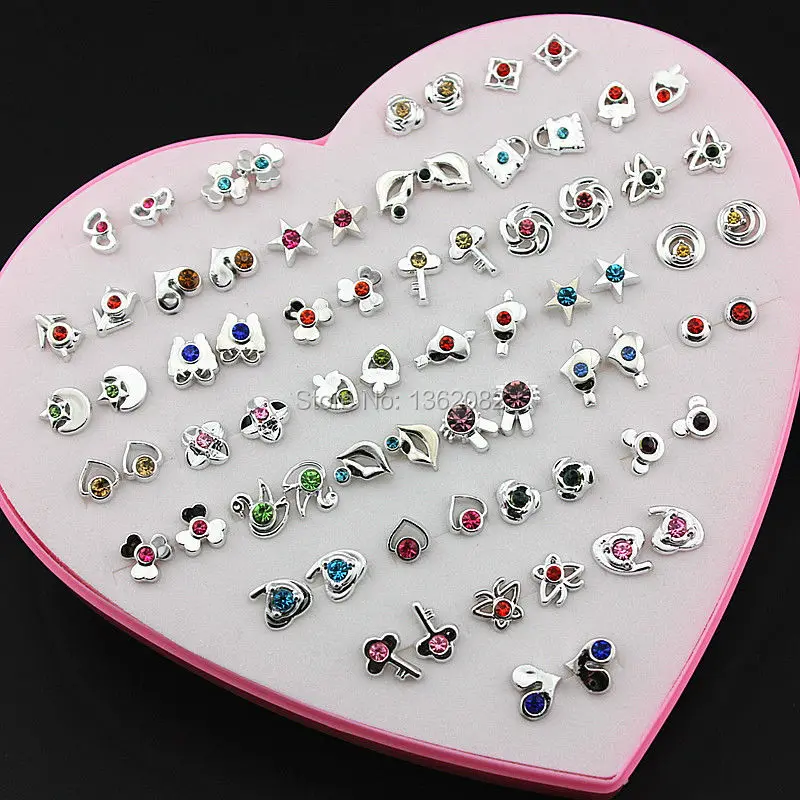 Fashion 36 PAIRS Mixed Girl Women's Lovely Colorful Crystal Minnie Stud earrings Hypoallergenic Plastic Earrings Gift ME236
Fashion 36 PAIRS Mixed Girl Women's Lovely Colorful Crystal Minnie Stud earrings Hypoallergenic Plastic Earrings Gift ME236