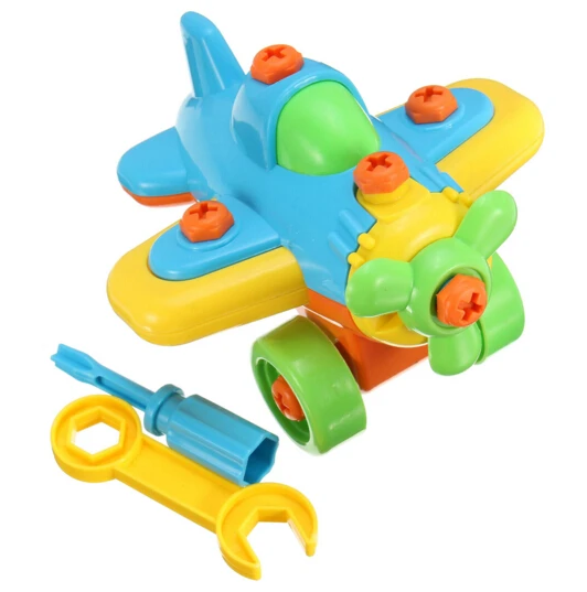 New DIY Disassembling Small Plane Building Blocks Children Assembled Model Tool clamp With Screwdriver Educational Toys
New DIY Disassembling Small Plane Building Blocks Children Assembled Model Tool clamp With Screwdriver Educational Toys