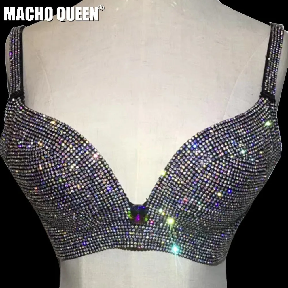 Drag Queen Costumes Holographic Rhinestone Bustier Sexy Women Stage Dance Wear Bra Top Crystal Embroidered Jeweled Bra Tank Top
Drag Queen Costumes Holographic Rhinestone Bustier Sexy Women Stage Dance Wear Bra Top Crystal Embroidered Jeweled Bra Tank Top