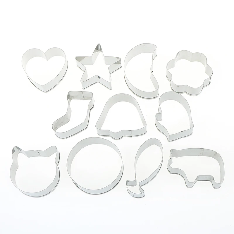 Dog Pig Cat Animal Cake Stainless Steel Cutter Moulds Chocolate Cookie Flower Moon Love Heart Stainless Molds
Dog Pig Cat Animal Cake Stainless Steel Cutter Moulds Chocolate Cookie Flower Moon Love Heart Stainless Molds