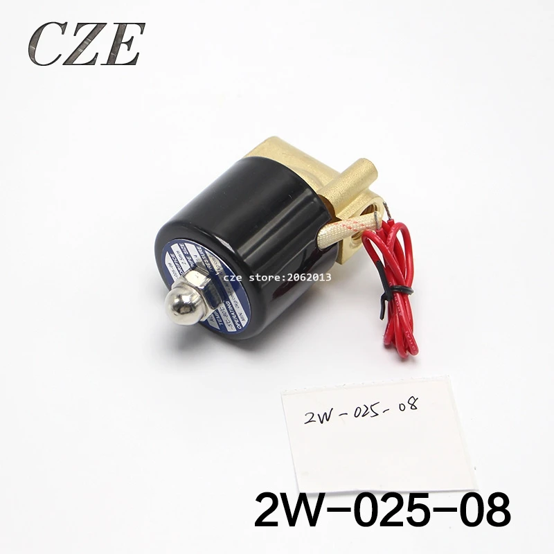 2W-025-08 1/4" Copper Water Electromagnetic Valve Solenoid Valves Normal Close AC220V DC12V DC24V
2W-025-08 1/4" Copper Water Electromagnetic Valve Solenoid Valves Normal Close AC220V DC12V DC24V