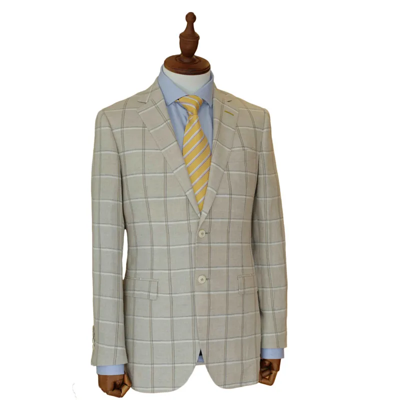 Mens Custom Made Windowpane Suit Tailored-made Single Breasted Men Suit Natch Lapel sport Jacket Linen wool silk bepoke men suit
Mens Custom Made Windowpane Suit Tailored-made Single Breasted Men Suit Natch Lapel sport Jacket Linen wool silk bepoke men suit