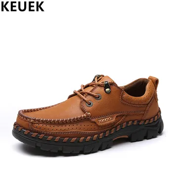 New arrival Breathable Casual Men's shoes Genuine Leather Wear-resistant Outdoor Tooling shoes Handmade Lace-Up Male shoes 033
New arrival Breathable Casual Men's shoes Genuine Leather Wear-resistant Outdoor Tooling shoes Handmade Lace-Up Male shoes 033