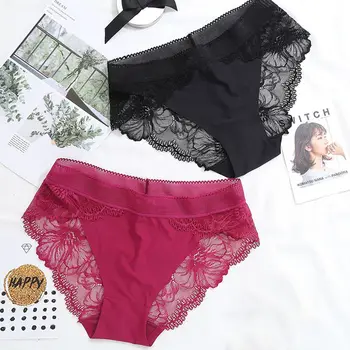 Plus Size Women's Luxury Ice Silk Panties Breathable Lace Sexy Panty Briefs Low waist Underwear Hollow Out Lingerie calcinha
Plus Size Women's Luxury Ice Silk Panties Breathable Lace Sexy Panty Briefs Low waist Underwear Hollow Out Lingerie calcinha