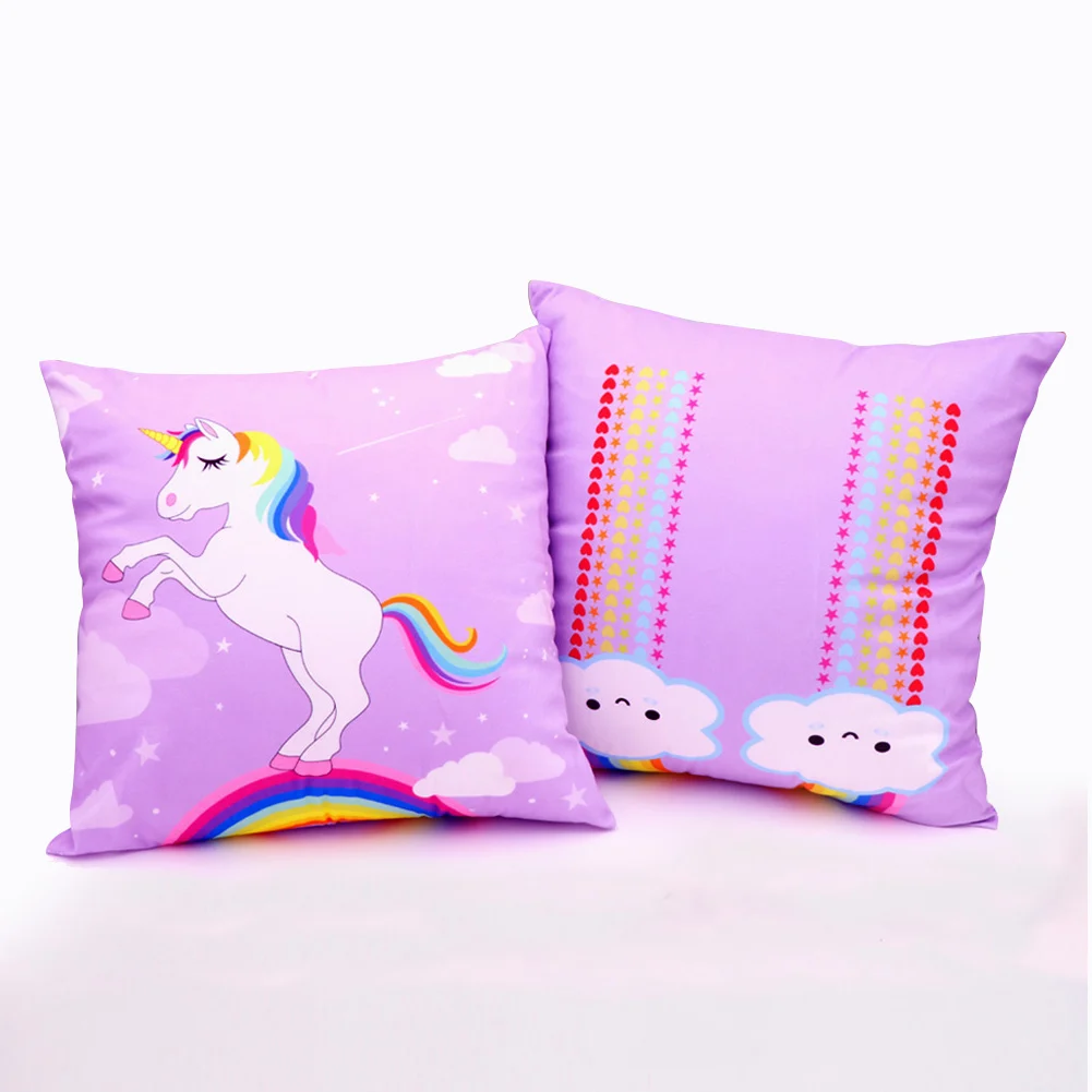 OurWarm Unicorn Pillow Case Soft Square Double-Side Pattern Decorative Pillow Covers Unicorn Birthday Party Supplies 45X45CM
OurWarm Unicorn Pillow Case Soft Square Double-Side Pattern Decorative Pillow Covers Unicorn Birthday Party Supplies 45X45CM