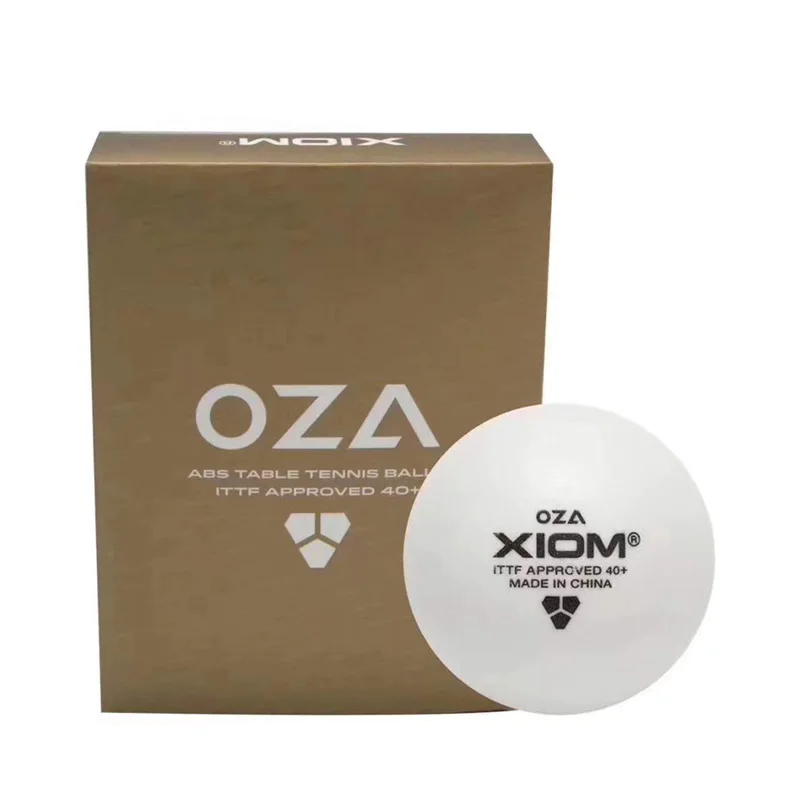 XIOM 2019 Latest OZA 3-Star Table Tennis Balls (With Seam, ABS 40+) Plastic Ping Pong Balls ITTF Approved
XIOM 2019 Latest OZA 3-Star Table Tennis Balls (With Seam, ABS 40+) Plastic Ping Pong Balls ITTF Approved