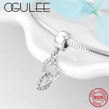 2019 Fashion women charms 925 sterling silver Sweet two hearts CZ Pendant Fit Original European Charm Bracelet Jewelry making
2019 Fashion women charms 925 sterling silver Sweet two hearts CZ Pendant Fit Original European Charm Bracelet Jewelry making