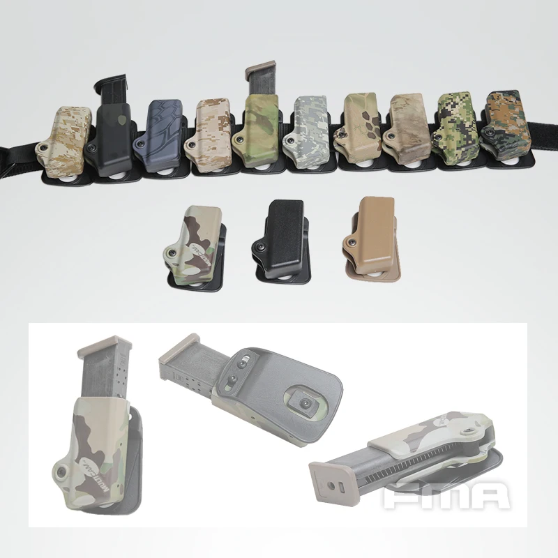 

IPSC Magazine Tactical Airsoft Hunting Single System Mount 35-G17B Kydex Holster Singl Mag Pouch for G17 G18 G19 BK/DE