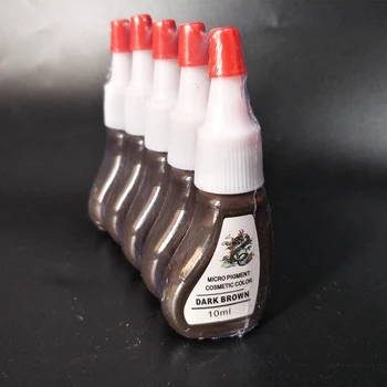 5pcs tattoo ink set permanent makeup micropigments 10ml cosmetic tattoo ink paint eyebrow eyeliner dark brown color
5pcs tattoo ink set permanent makeup micropigments 10ml cosmetic tattoo ink paint eyebrow eyeliner dark brown color