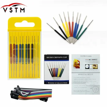 Micro IC clamp 10pcs/set SOP/SOIC/TSSOP/TSOP/SSOP/MSOP/PLCC/QFP /TQFP/LQFP/ SMD IC test chip pin mini chips adapter socket
Micro IC clamp 10pcs/set SOP/SOIC/TSSOP/TSOP/SSOP/MSOP/PLCC/QFP /TQFP/LQFP/ SMD IC test chip pin mini chips adapter socket