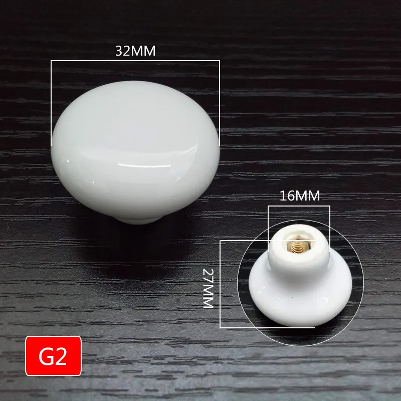 P07白色印花系列单孔陶瓷拉手=1004WH32尺寸规格