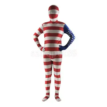 American Flag Costume USA Zentai Bodysuits Independence Day Carnival Fancy Dress S-XXL
American Flag Costume USA Zentai Bodysuits Independence Day Carnival Fancy Dress S-XXL