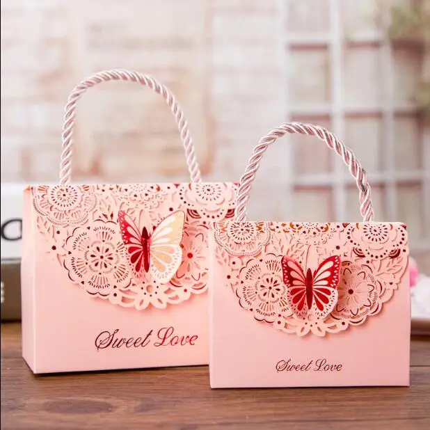 30pcs DIY Cookie/Present Boxes Baby Shower Party Decor Supplies Wedding Favors Candy Box Hollow Butterfly Gift Box with Handle
30pcs DIY Cookie/Present Boxes Baby Shower Party Decor Supplies Wedding Favors Candy Box Hollow Butterfly Gift Box with Handle
