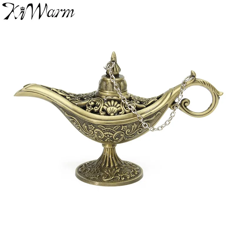 KiWarm Traditional Hollow Out Fairy Tale Aladdin Magic Lamp Tea Pot Genie Lamp Vintage Retro Toy For Home Decor Ornaments
KiWarm Traditional Hollow Out Fairy Tale Aladdin Magic Lamp Tea Pot Genie Lamp Vintage Retro Toy For Home Decor Ornaments