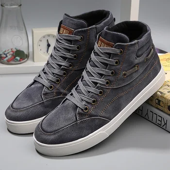 Denim Shoes Men Fashion Sneakers Cool Street Canvas Shoes Breathable Men's Casual Shoes Male Brand Sneakers KA304
Denim Shoes Men Fashion Sneakers Cool Street Canvas Shoes Breathable Men's Casual Shoes Male Brand Sneakers KA304