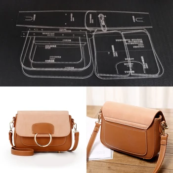 1Set laser cut Acrylic Template Pattern Tool For DIY Handmade Handbag Leather Craft Sewing Pattern Sewing stencils 21*15*8cm
1Set laser cut Acrylic Template Pattern Tool For DIY Handmade Handbag Leather Craft Sewing Pattern Sewing stencils 21*15*8cm