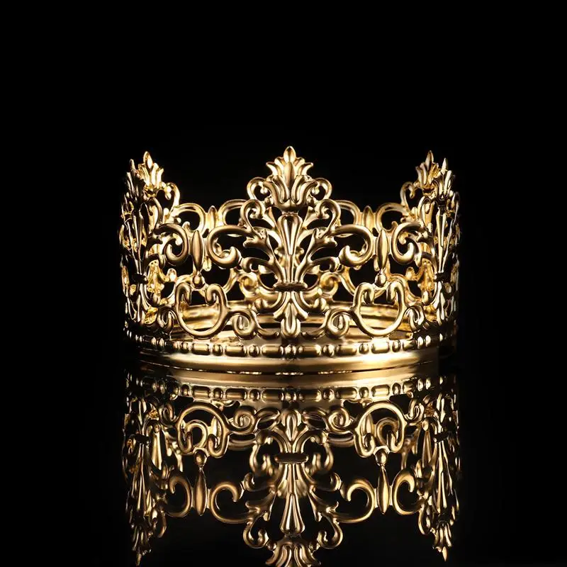 1PC Tiara Gold Color Crown Cake Topper Decoration Decorative Elegant Wedding Cake Princess Birthday Decoratio Party Supplies A3
1PC Tiara Gold Color Crown Cake Topper Decoration Decorative Elegant Wedding Cake Princess Birthday Decoratio Party Supplies A3