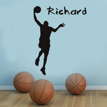 Personalized Name Basketball Player Wall Decals Home Decor Living Room Removable Vinyl Sports Wall Sticker Boys Room Decor
Personalized Name Basketball Player Wall Decals Home Decor Living Room Removable Vinyl Sports Wall Sticker Boys Room Decor