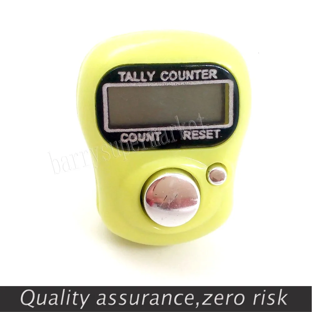 10PCS counter Digital Manual counter FingerRing Tally Counter 5-Digit Ring Tally Digit LCD Electronic Counter + battery 0-99999
10PCS counter Digital Manual counter FingerRing Tally Counter 5-Digit Ring Tally Digit LCD Electronic Counter + battery 0-99999