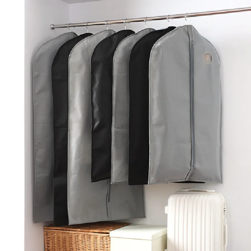 Clothes Dust Cover With Zipper Storage Bag Garment Costume Protector Suit Case Home Organizer Non-woven Craft 1PCS
Clothes Dust Cover With Zipper Storage Bag Garment Costume Protector Suit Case Home Organizer Non-woven Craft 1PCS