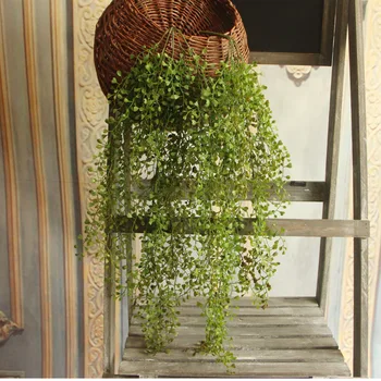 Green Artificial Plant Eucalyptus Plastic Money Leaves Grass Bush Rattan Home Wall Hanging Decoration Fake Flower Vine
Green Artificial Plant Eucalyptus Plastic Money Leaves Grass Bush Rattan Home Wall Hanging Decoration Fake Flower Vine