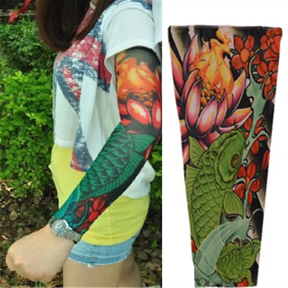 Fake Temporary Tattoo Sleeve Stretch Arm Stocking Biker Party Sexy Gift Slip Nylon sleeve body Arm tatoo for cool men women
Fake Temporary Tattoo Sleeve Stretch Arm Stocking Biker Party Sexy Gift Slip Nylon sleeve body Arm tatoo for cool men women
