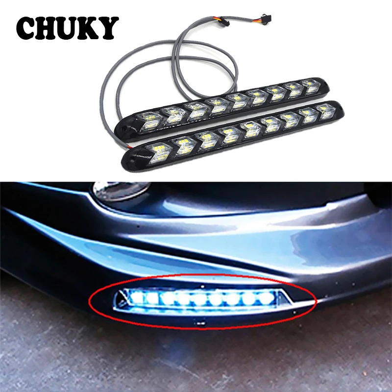 CHUKY 1Set Car LED DRL fog lamps Turn Signal with Yellow Steering For Audi a3 a4 b8 b7 b5 q5 Mitsubishi lancer asx Jeep Renegade
CHUKY 1Set Car LED DRL fog lamps Turn Signal with Yellow Steering For Audi a3 a4 b8 b7 b5 q5 Mitsubishi lancer asx Jeep Renegade
