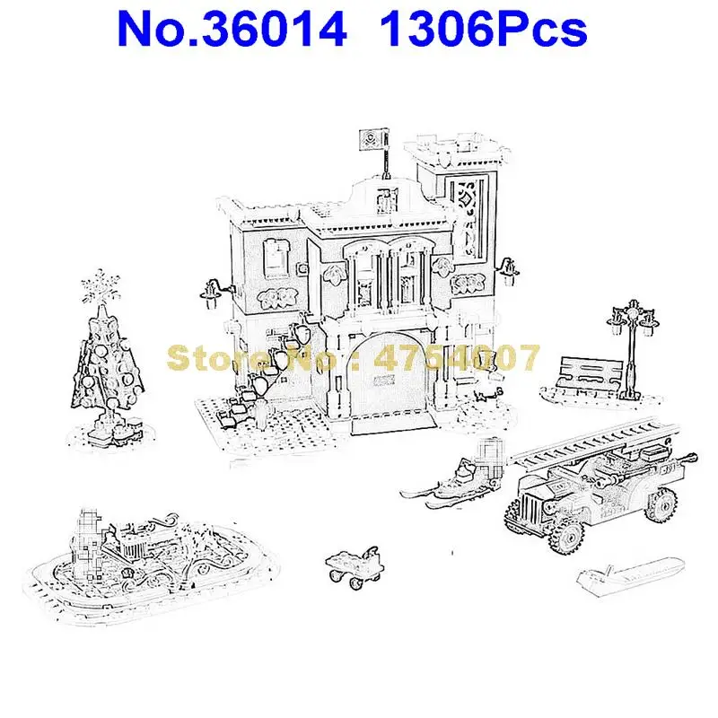 1306pcs creator winter village fire station christmas 5 figures building blocks 10263 Toy
1306pcs creator winter village fire station christmas 5 figures building blocks 10263 Toy