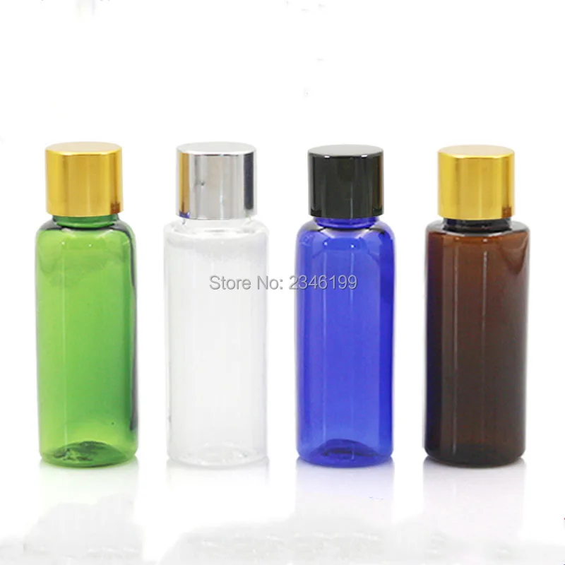 20ml Plastic Bottle Aluminum Cover Container Transparent Empty Plastic Bottle Cosmetic Container Rotating Cover Bottle 20ml (6)