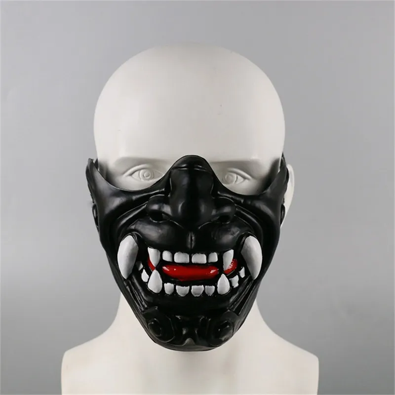 New Half Face Knight Warrior Japanese Ghost King Samurai Mask Halloween Cosplay Wall Mask Hannya Kabuki Evil Demon Onimaru Mask
New Half Face Knight Warrior Japanese Ghost King Samurai Mask Halloween Cosplay Wall Mask Hannya Kabuki Evil Demon Onimaru Mask