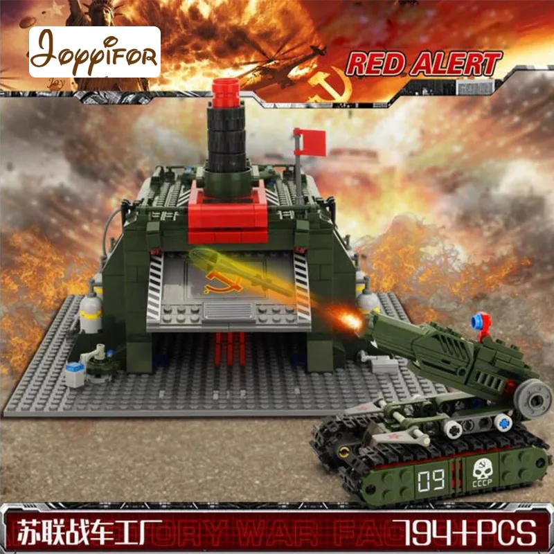 Joyyifor 794Pcs Red Alert 3 War Factory Building Blocks Minifigure DIY Action Figure Bricks Assembled Educational Toy Model Gift
Joyyifor 794Pcs Red Alert 3 War Factory Building Blocks Minifigure DIY Action Figure Bricks Assembled Educational Toy Model Gift
