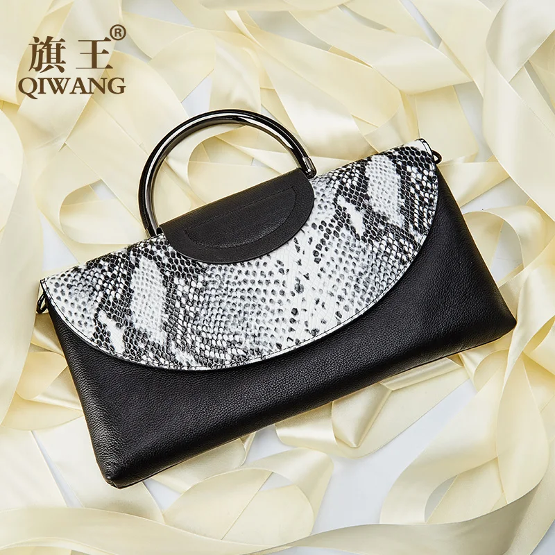 Qiwang Envelope Clutch Purse for Women Genuine Leather Evening Wallets Summmer Cowhide Metal Handle Envelope Bags
Qiwang Envelope Clutch Purse for Women Genuine Leather Evening Wallets Summmer Cowhide Metal Handle Envelope Bags