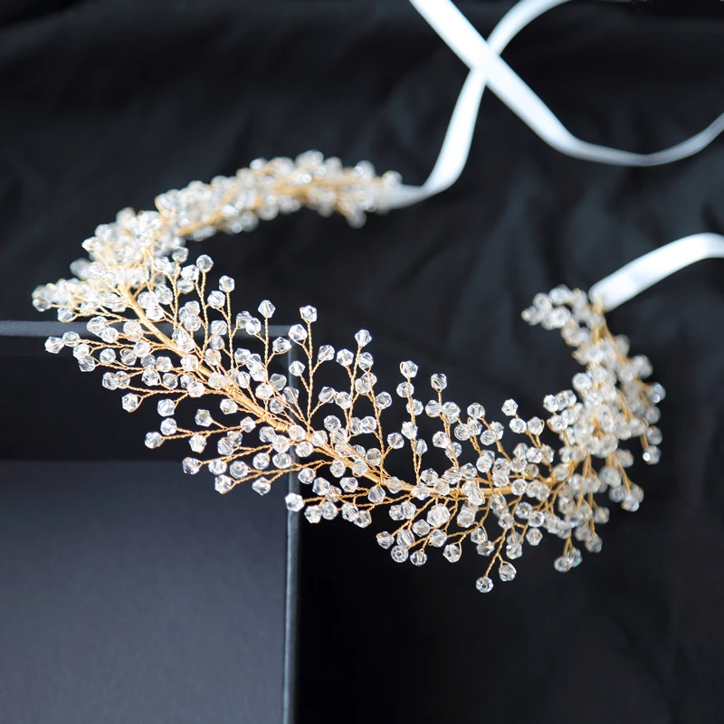 High-end pure pearl crystal headband brides headbands pearl hair ornaments wedding hair accessories
High-end pure pearl crystal headband brides headbands pearl hair ornaments wedding hair accessories