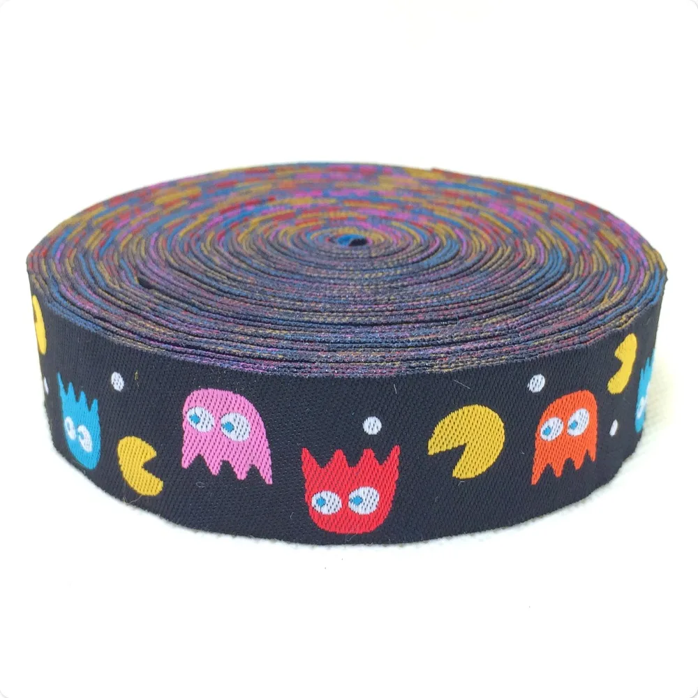 pac man wholesale 5/8 '(16 mmx10yards) Polyester Woven Jacquard Ribbon ktzd2014070802
pac man wholesale 5/8 '(16 mmx10yards) Polyester Woven Jacquard Ribbon ktzd2014070802