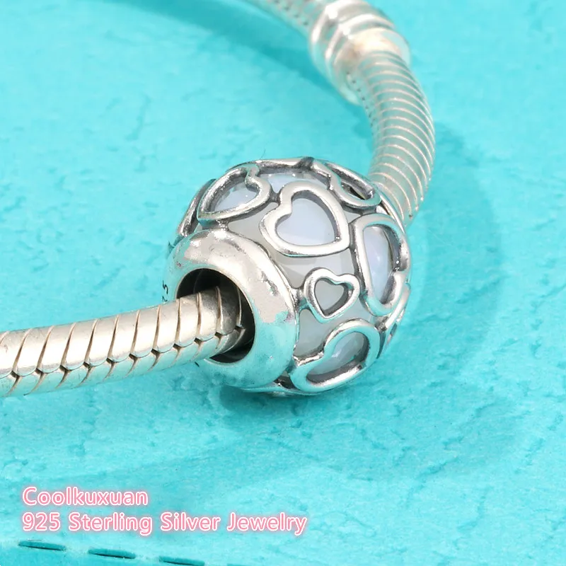 Summer Opalescent White Crystal Beads Fits Pandora bracelets 925 Sterling Silver Encased in Love Hearts Charms Bracelets
Summer Opalescent White Crystal Beads Fits Pandora bracelets 925 Sterling Silver Encased in Love Hearts Charms Bracelets