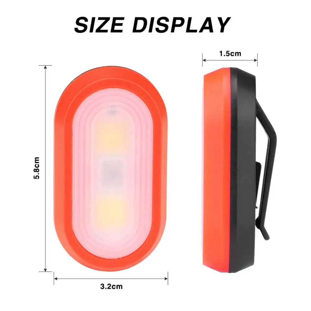 Portable Mini Clip-on Clothes Bright LED Lamp Running Walking Jogging Cycling Night Light Safe Warning 3 modes Flashing Light#08
Portable Mini Clip-on Clothes Bright LED Lamp Running Walking Jogging Cycling Night Light Safe Warning 3 modes Flashing Light#08