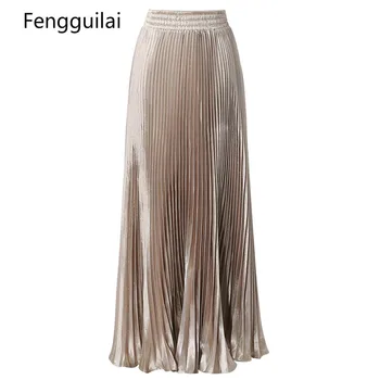Summer New Fashion Vintage Metallic Bling Bling Glitter Gold Pleated A Line Women Long Maxi Flare Skater Party Skirt
Summer New Fashion Vintage Metallic Bling Bling Glitter Gold Pleated A Line Women Long Maxi Flare Skater Party Skirt