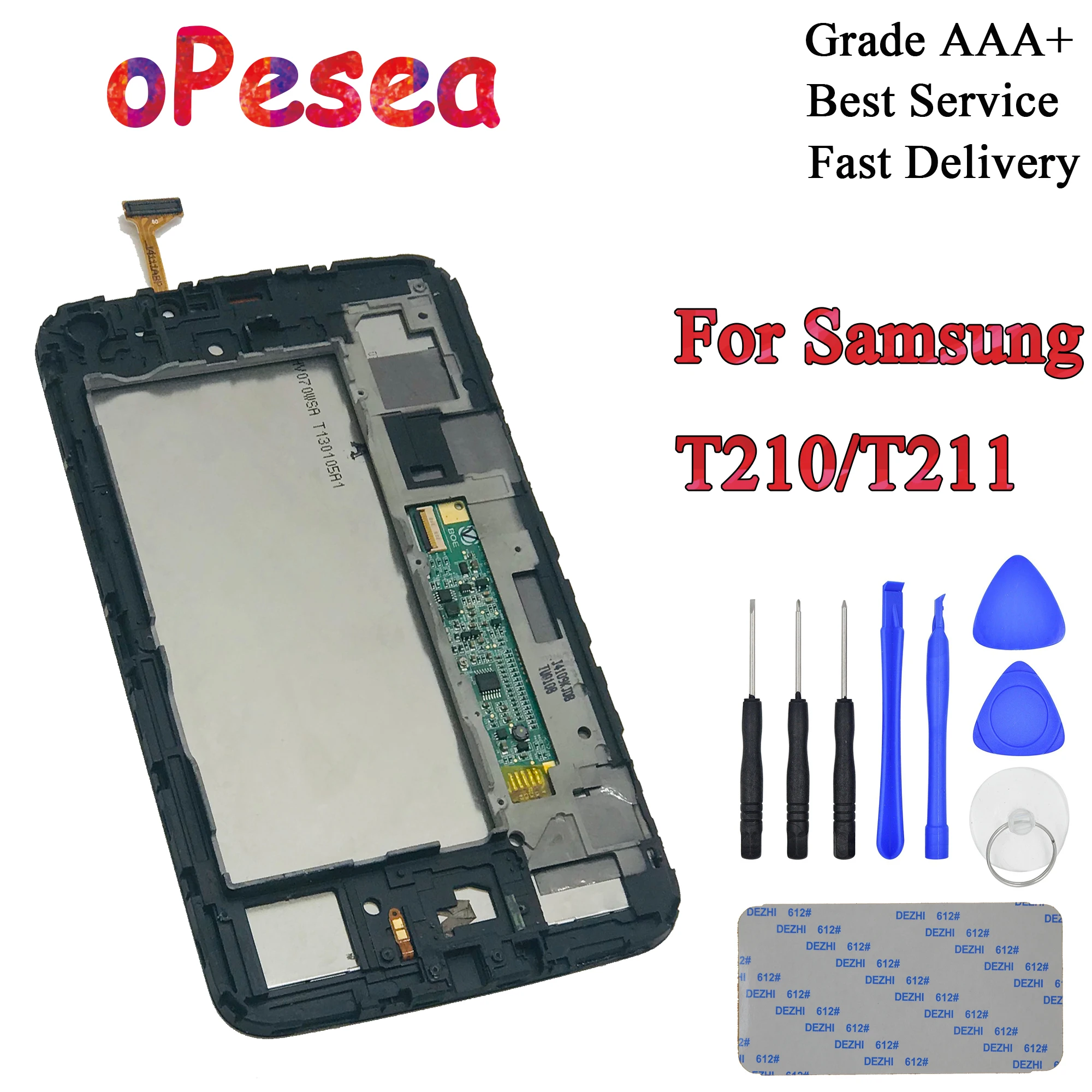 oPesea For Samsung Galaxy Tab 3 7.0 T211 T210 SM-T210 SM-T211 Touch Screen Digitizer LCD Display Panel Assembly With Frame
oPesea For Samsung Galaxy Tab 3 7.0 T211 T210 SM-T210 SM-T211 Touch Screen Digitizer LCD Display Panel Assembly With Frame