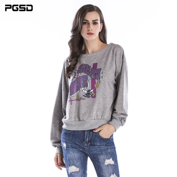 PGSD Autumn Winter Fashion Pure color women clothes Loose Cartoon printed round-necked long-sleeved Sweatshirt pullover female
PGSD Autumn Winter Fashion Pure color women clothes Loose Cartoon printed round-necked long-sleeved Sweatshirt pullover female