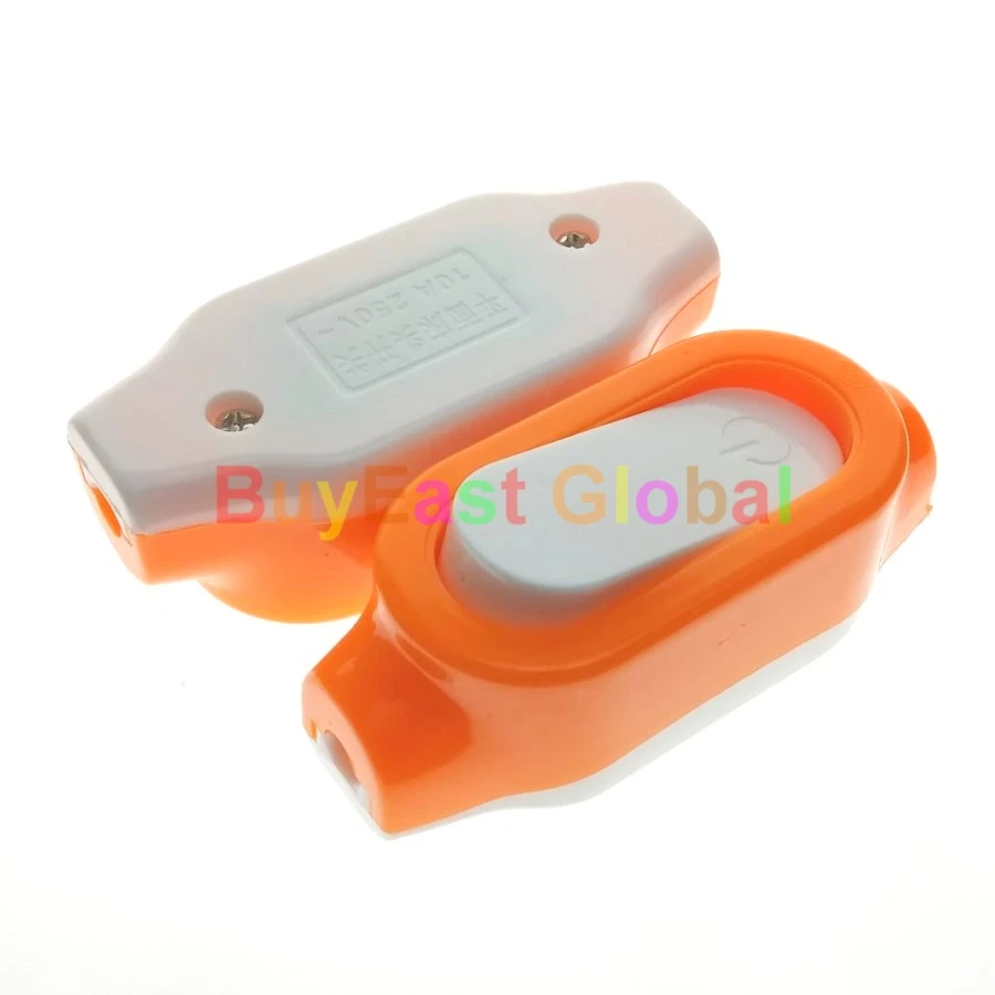 (1 PC) Inline On/Off Switch Floor Light Bed Table Lamp Push Button Switch AC 0~250V 10A Orange Color
(1 PC) Inline On/Off Switch Floor Light Bed Table Lamp Push Button Switch AC 0~250V 10A Orange Color