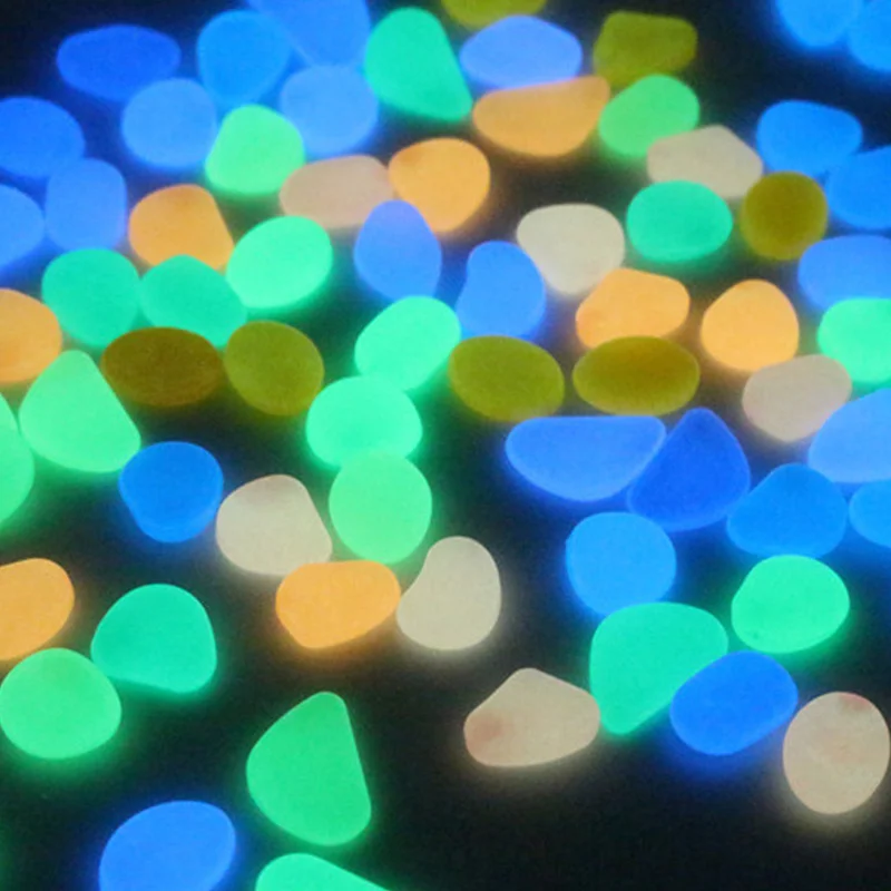 100Pcs Glow in the Dark Luminous Stones Pebbles Walkway Rock Tank Aquarium DIY Decor GQ999
100Pcs Glow in the Dark Luminous Stones Pebbles Walkway Rock Tank Aquarium DIY Decor GQ999