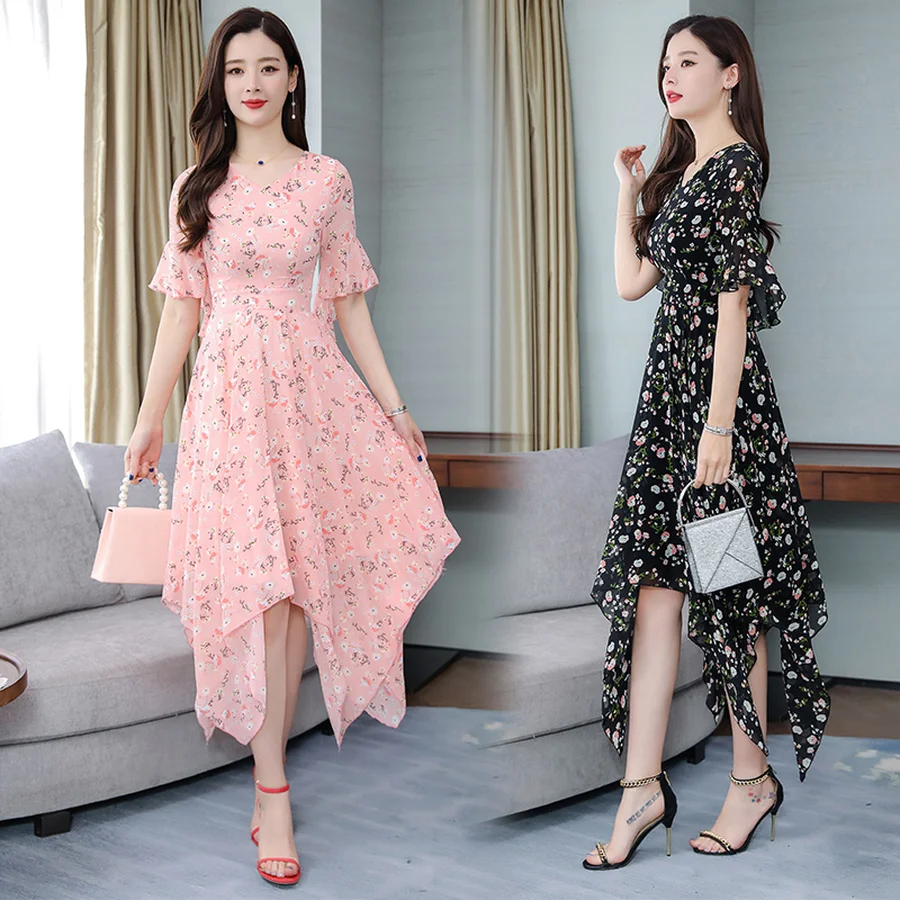 2019 Vintage 3XL Plus Size Black Print Beach Dress Summer Floral Chiffon Boho Midi Sundress Women Bodycon Elegant Party Vestidos
2019 Vintage 3XL Plus Size Black Print Beach Dress Summer Floral Chiffon Boho Midi Sundress Women Bodycon Elegant Party Vestidos