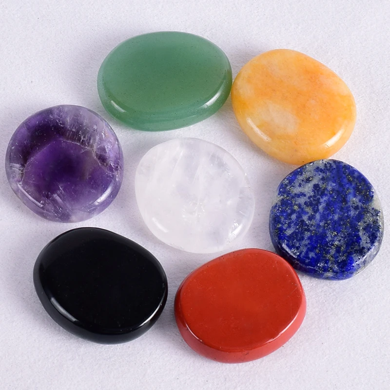 7pieces /set Natural Stone Palm Gemstone Massage Tool beauty care SPA Chakra Crystal Mineral And Quartz Reiki Healing
7pieces /set Natural Stone Palm Gemstone Massage Tool beauty care SPA Chakra Crystal Mineral And Quartz Reiki Healing