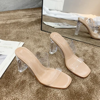 Transparent Sandals Women Sexy High Heels Sandals Summer Women Shoes 2019 New Soft Slip On Sandals Heels Slippers Open Toes
Transparent Sandals Women Sexy High Heels Sandals Summer Women Shoes 2019 New Soft Slip On Sandals Heels Slippers Open Toes