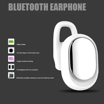 2019 B18 High Quality Mini Bluetooth Headset In-Ear Bluetooth 4.2 Wireless Headset Stereo Mobile Sports Music Bluetooth Headset
2019 B18 High Quality Mini Bluetooth Headset In-Ear Bluetooth 4.2 Wireless Headset Stereo Mobile Sports Music Bluetooth Headset