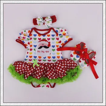 rainbow heart print romper / toddler rompers / romper +headband + shoes set /Christmas bodysuits
rainbow heart print romper / toddler rompers / romper +headband + shoes set /Christmas bodysuits