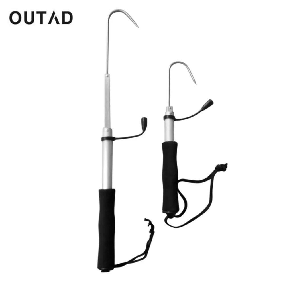 OUTAD60cm Or 120cm Stainless Steel Sea Telescopic Fishing Gaff Aluminum Alloy Spear Hook Fish Tackle Outdoor Fishing Tool
OUTAD60cm Or 120cm Stainless Steel Sea Telescopic Fishing Gaff Aluminum Alloy Spear Hook Fish Tackle Outdoor Fishing Tool