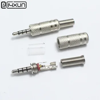 2pcs 3.5mm Plug 4 Pole RCA Connector Plugs 3.5 jack Stereo Headset Dual Track Headphone Welding Type
2pcs 3.5mm Plug 4 Pole RCA Connector Plugs 3.5 jack Stereo Headset Dual Track Headphone Welding Type